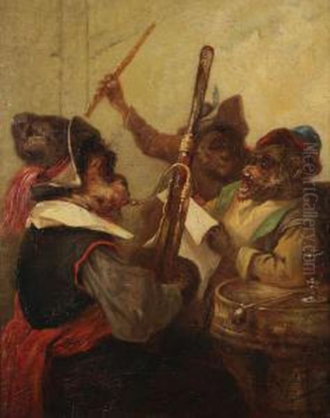 Zingende En Musicerende Apen - view 1