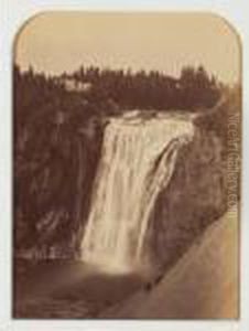 Montmorenci Falls Near Quebec by William Mcfarlane Notman