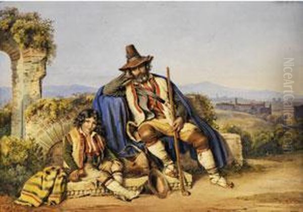 Siesta In Der Romischen Campagna - view 1