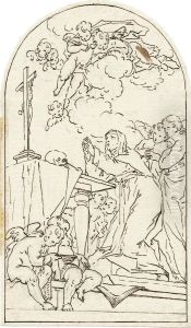Die Hl. Elisabeth Von Reute by Pietro Novelli