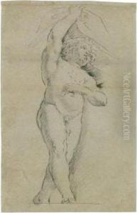 Putto Che Regge Una Cortina