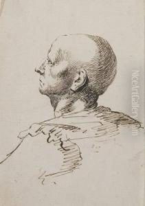 Etude De Tete by Pietro Antonio Novelli