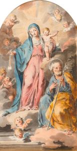 The Holy Family.
