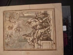 Saint Crepin Et Saint Crepinien by Pietro Antonio Novelli