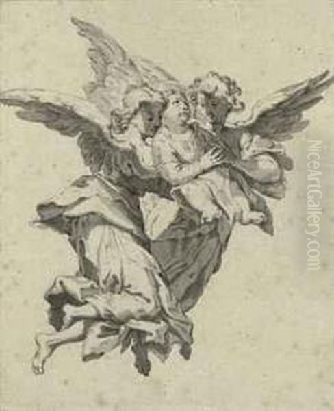 Angels Carrying The Infant Christ - view 1