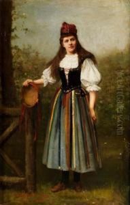 Madchen In Tracht by Stefano Novo