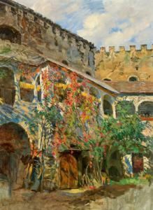 Blick In Den Teissenhoferhof In Weisenkirchen by Anton Nowak
