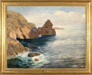 Felsen Von Ligurie by Otto Nowak