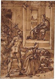 Martyrdom Of Saints Denis, Rusticus And Elsutherius