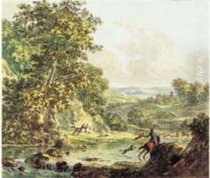 Scene De Chasse A Courre, L'hallali.