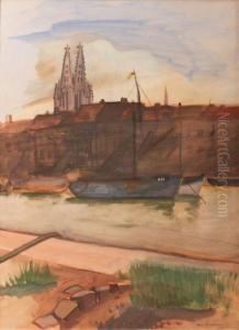 Le Port D'ostende by Felix Nussbaum