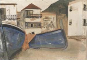 Les Bateaux by Felix Nussbaum