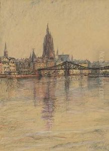 Blick Uber Den Main Zum Dom by Jakob Nussbaum