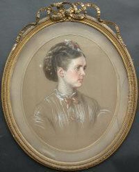 Lady With Ribbon In Her Hair" - view 1