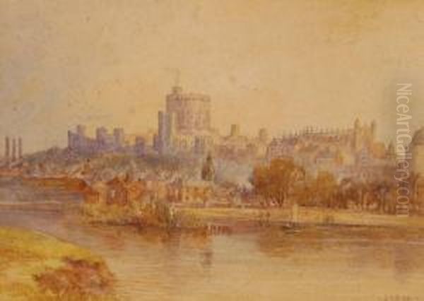 Windsor Castle From The Thames - view 1