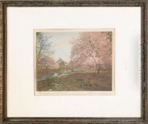 The Orchard Brook by Wallace Nutting