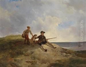 The Duckhunters by Wijnandus Johannes Josephus Nuijen