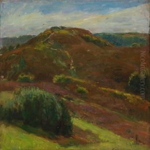 Hilly Landscape From Rebild In Jutland, Denmark by Poul Friis Nybo