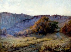 Landscape With Mountains by Arvid Frederick Nyholm
