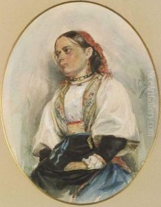 Portrait Of A Peasant Girl