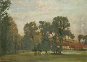 An Evening Sketch, Montreuil by Dermod William O'Brien