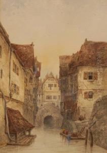 Continental Back Street Canal by Dermod William O'Brien