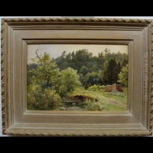 Trail Along Creek by Lucius Richard O'Brien
