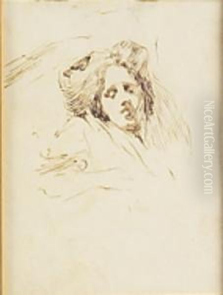Portrait Of Jessie O'connor (artist's Wife) - view 1