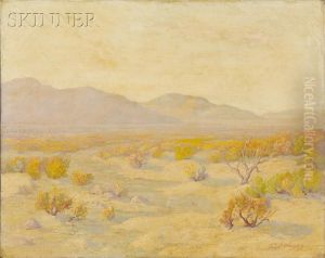 Desert Landscape/a View Of Southern California