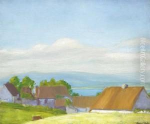 Cottages, West Of Ireland by Power O'Malley