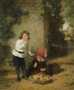 Stolen Fruit Is The Sweetest by George Bernard O'Neill