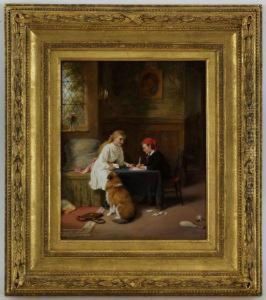 A Letter To Mother by George Bernard O'Neill