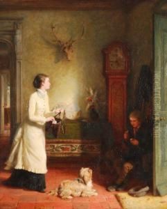 Post Time by George Bernard O'Neill