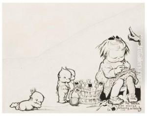 The Needle Was Always Behaving Scratchily by Rose Cecil O'Neill Lathom