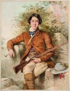 Portrait Of Heneage Finch, 6th Earl Of Aylesford by Octavius Oakley