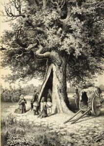 Praying At The Holy Oak by Nicolas Obelenski