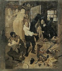 Der Zerbrochene Krug by Adolf Oberlander