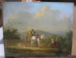 Loading A Haycart