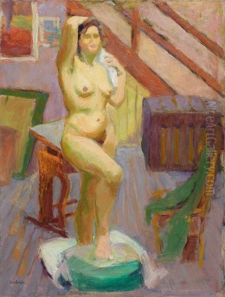 Nu Debout Dans Un Atelier - view 1