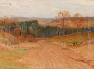 On The Country Road by Leonard Ochtman
