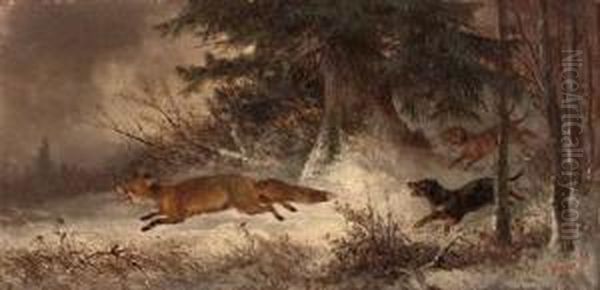 "jagdhunde Stellen Einen Fuchs" - view 1