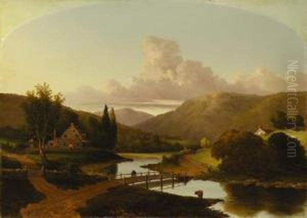 Fishing At A River's Bend - view 1