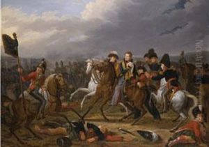 Der Prinz Von Oranien In Der Schlacht by Joseph Dionysius Odevaere