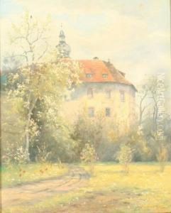 Teilansicht Des Weimarer Schlosses by Max Oehler