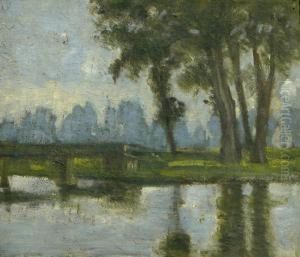 Seeufer by Georg Egmont Oehme