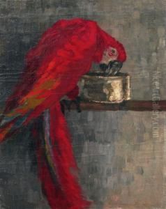 Papagei by Georg Egmont Oehme