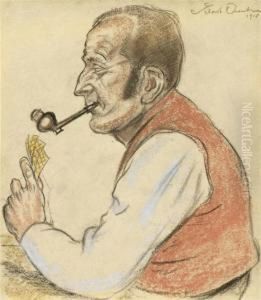 Alpine Herdsman Playing Cards by Albert Sebastian Oesch