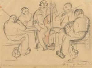 Sketch To Dance Music. by Albert Sebastian Oesch