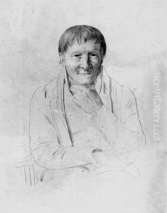 Portrat Ernst Ludwig Riepenhausens by Carl Wilhelm Friedr. Oesterley