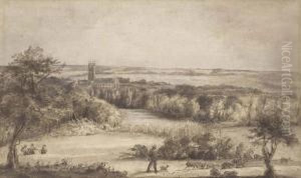 View Of Canterbury, From Saint Stephens - view 1